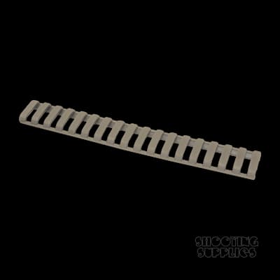 Ergo 18 Slot Low Profile Ladder Rail Cover Dark Earth