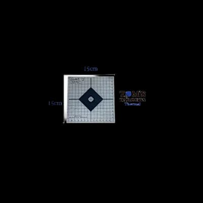 Tom's Targets Thermal Zeroing target 150mm x 150mm