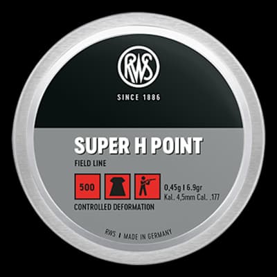 RWS Super H Point .177 Cal 7.3Gr Pellets