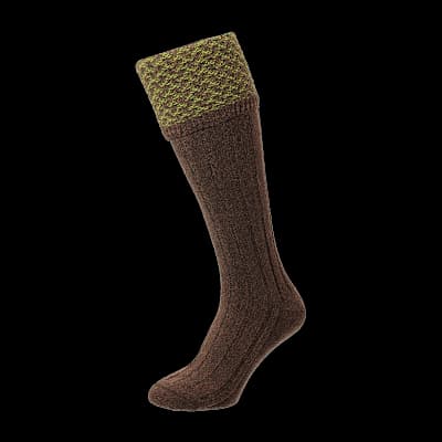 Hatfield Honeycomb Shooting Socks Conker