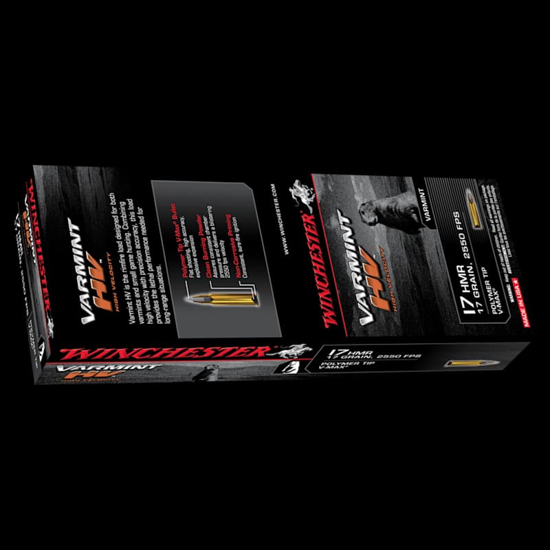 Winchester Varmint HV 17 HMR 17gr Ammo - Image 2