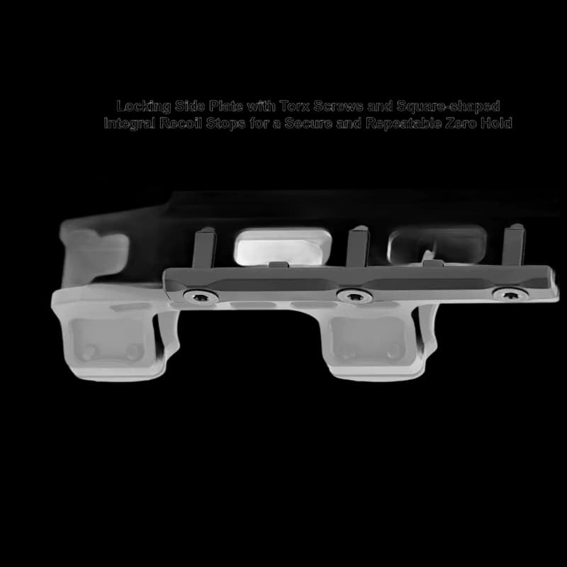 UTG Accu-Sync 1" Cantilever Mount  High 34mm Offset Black - Image 4