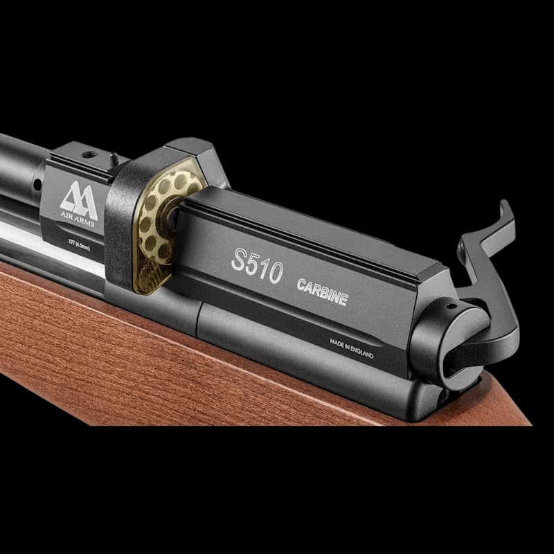 Air Arms S510 Air Rifle Carbine .177 Superlite Brown - Image 2