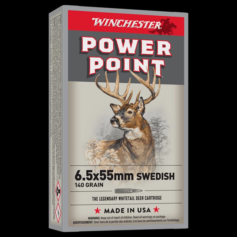 Winchester Power Point 6.5x55 140Gr Ammunition - Image 1
