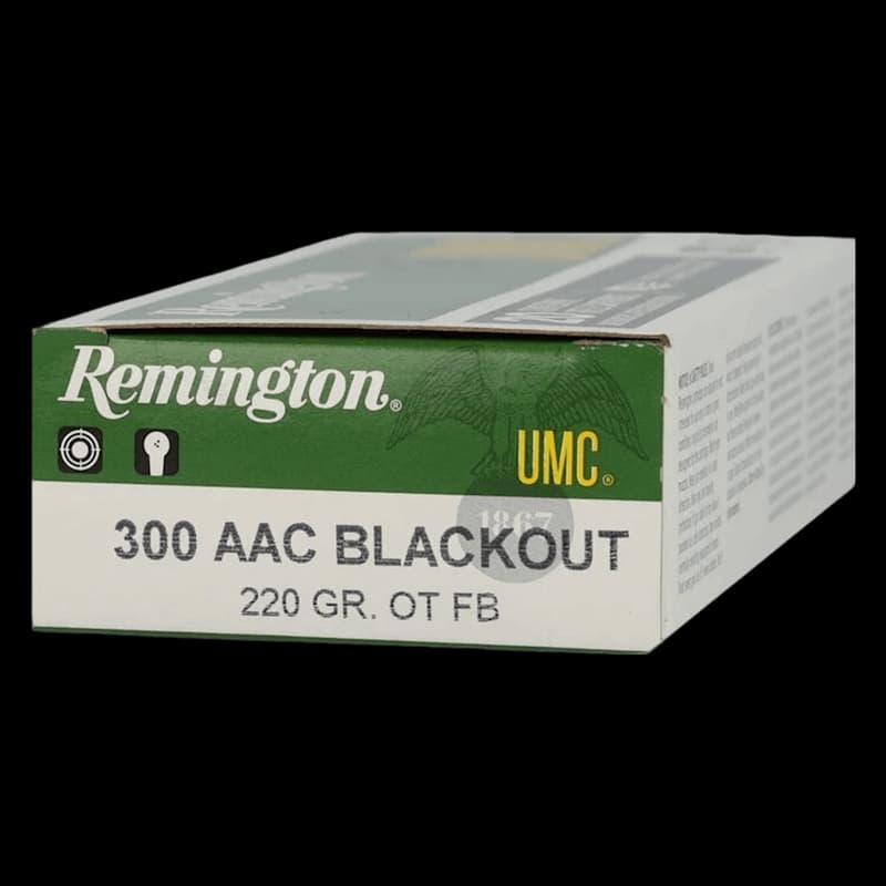 Remington AAC 300 Blackout 220gr Open Tip Flat Base Ammo - Image 2