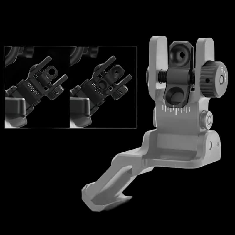 UTG Accu-Sync 45 Degree Flip-up Rear Sight - Image 4