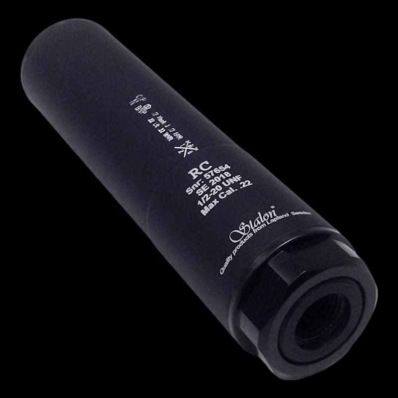 Stalon Rimfire Moderator .17-.22 Cal 1/2" x20 UNF - Image 1