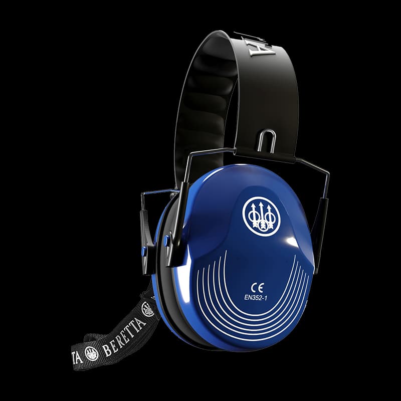 Beretta Folding Ear Protectors Blue - Image 1