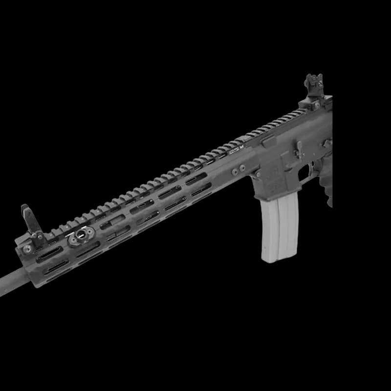 UTG PRO® AR Super Slim Free Float M-LOK® Handguard 13" - Image 2