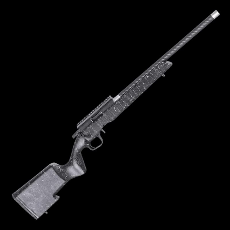 Christensen Arms Ranger 22LR Rifle Black/Grey Webbing - Image 1