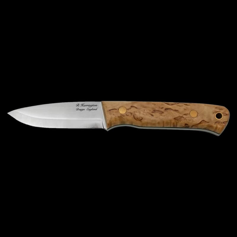 Casstrom Woodsman Knife Curly Birch Handle - Image 1