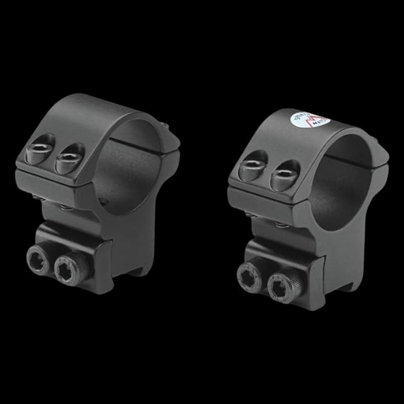 Bisley 2-Piece 1" Medium Mount Scope Rings - Image 1