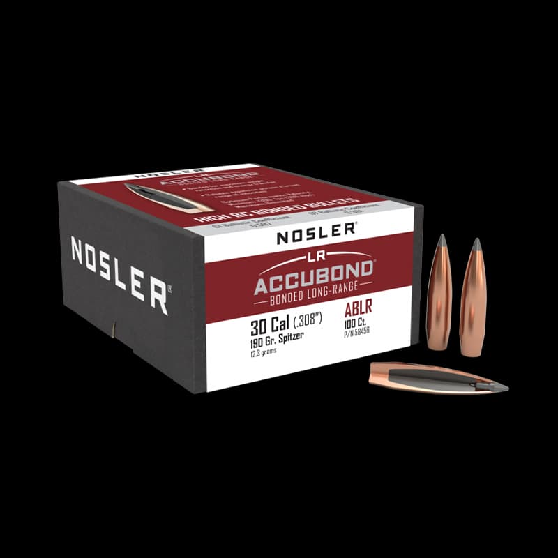 Nosler 30/.308 190gr Accubond Long Range (100) - Image 1
