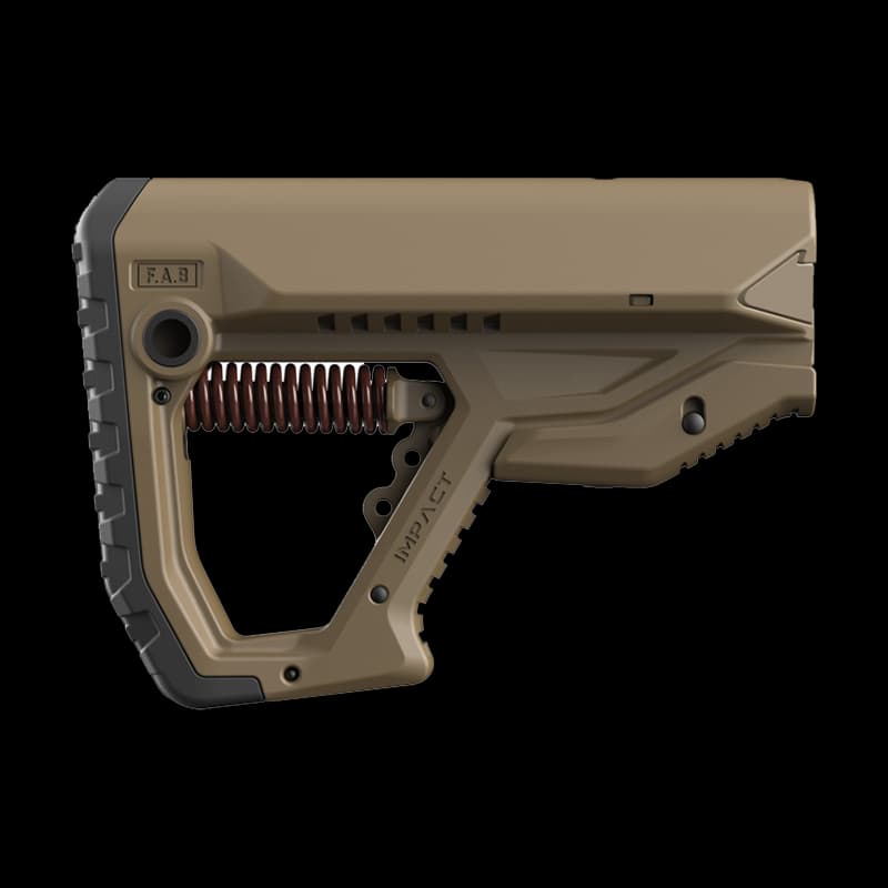 FAB Defense GL Core Impact Collapsible AR15 Buttstock Tan - Image 1