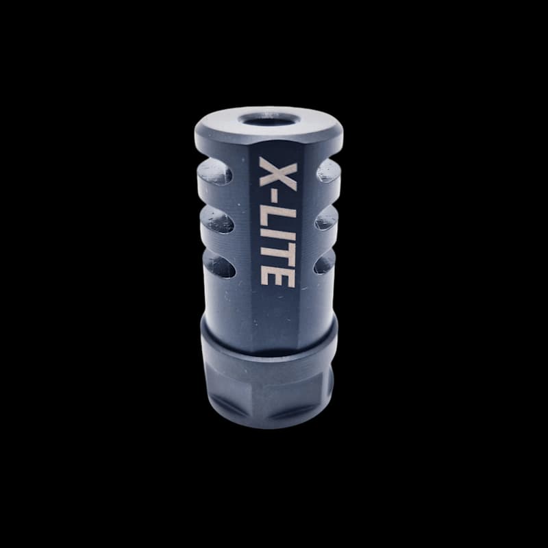 Black Rifle X-Lite Self-Timing Muzzle Brake - Black - Image 2