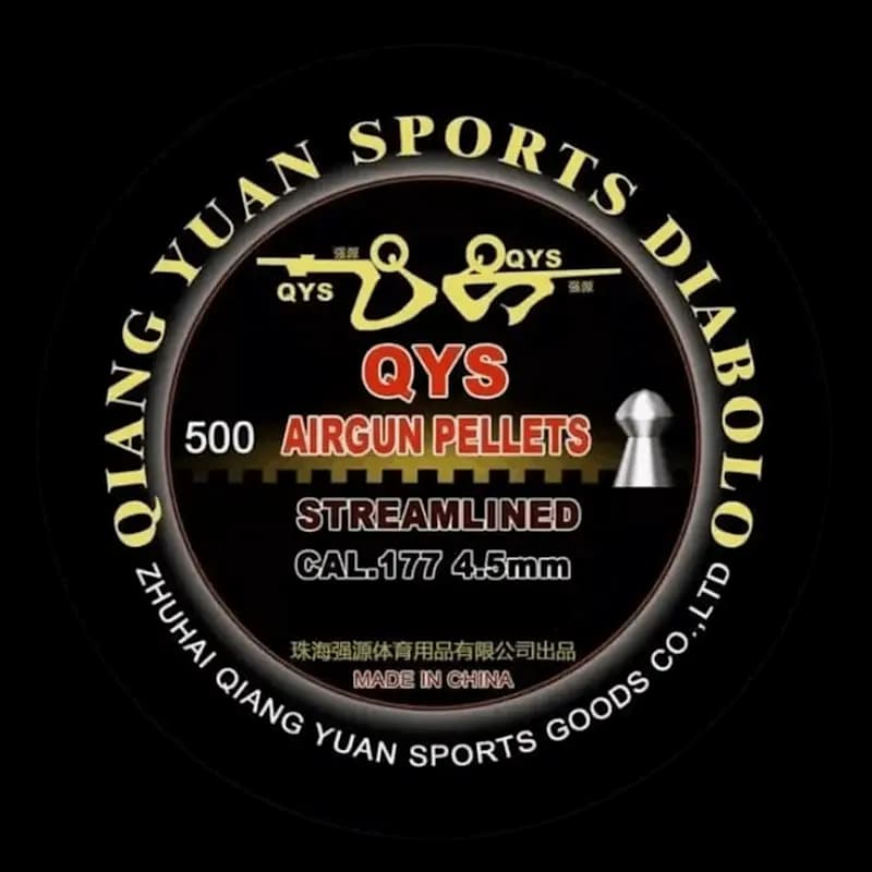 QYS Streamlined Nose 8.64gr (500) .177/4.50 - Image 1