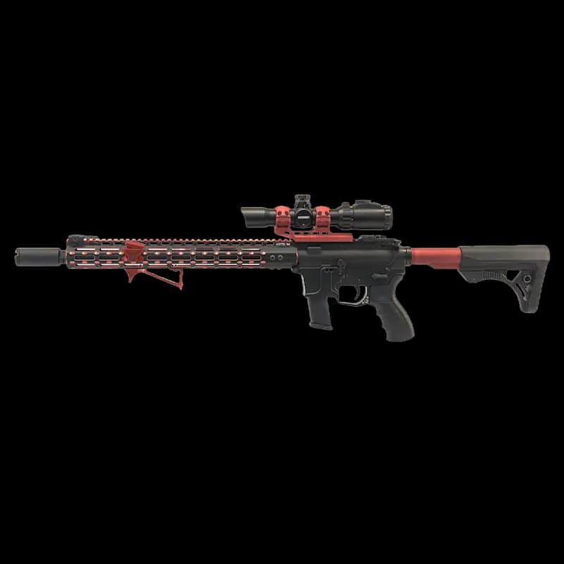 UTG Ultra Slim Angled Foregrip M-Lok Red - Image 4