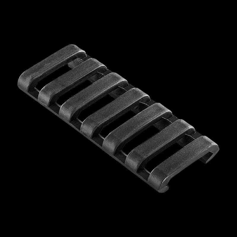 Ergo 7 Slot Low Profile Ladder Rail Covers (3 Pack) Black - Image 1