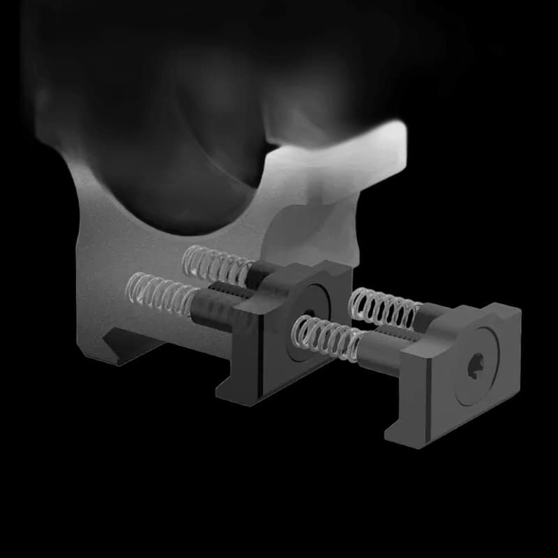 UTG PRO POI 34mm Scope Rings Picatinney Low - Image 4