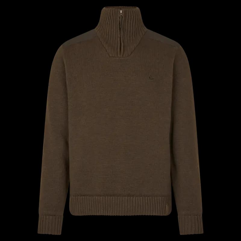 Seeland Haze Windbreaker Knit Dark Brown XXL - Image 1