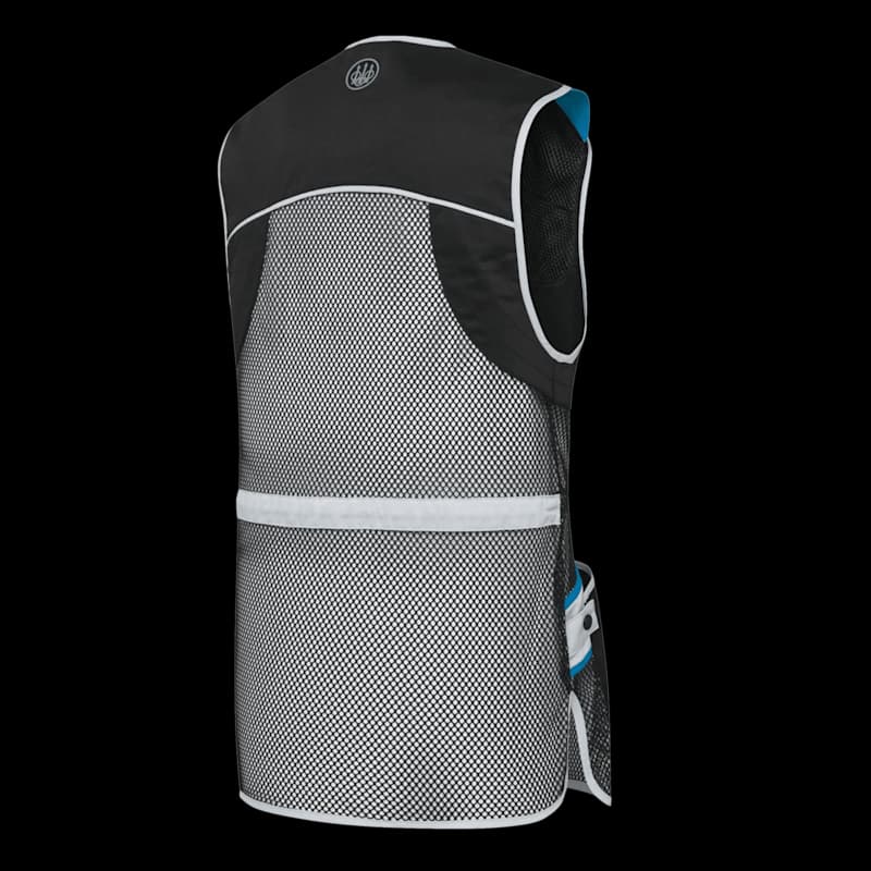Beretta Full Mesh Vest Black & Blue Excell Medium - Image 2