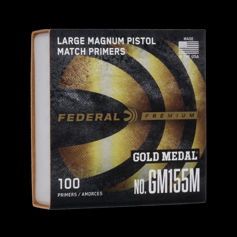 Federal Gold Medal Magnum Large Pistol Primer (100 Pack) - Image 1