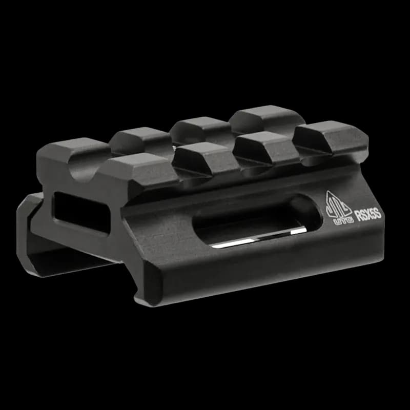 UTG Super Slim Picatinney Riser Mount 3 slot 0.5" Height - Image 1