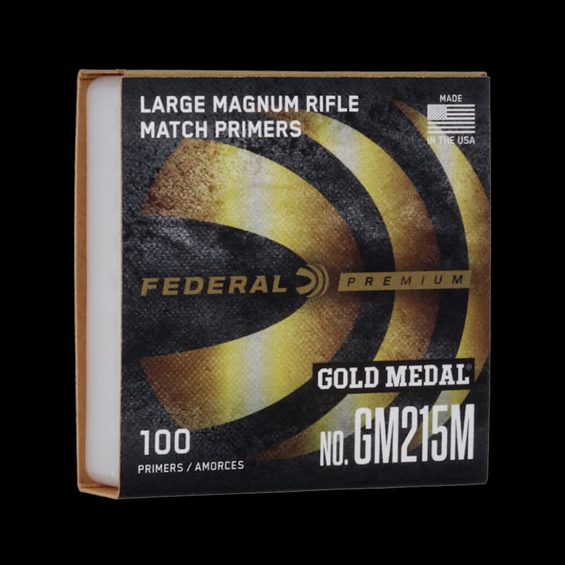 Federal Gold Medal Magnum Large Rifle Primer (100 Pack) - Image 1
