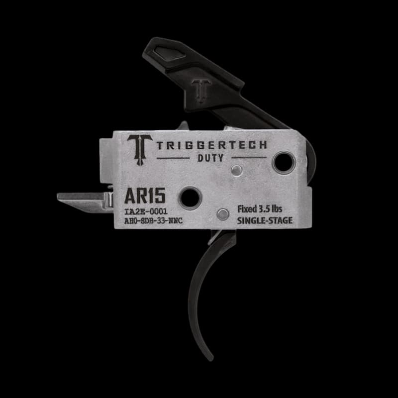 Triggertech AR15 Duty Trigger 3.5lb Single Stage Curved - Image 1