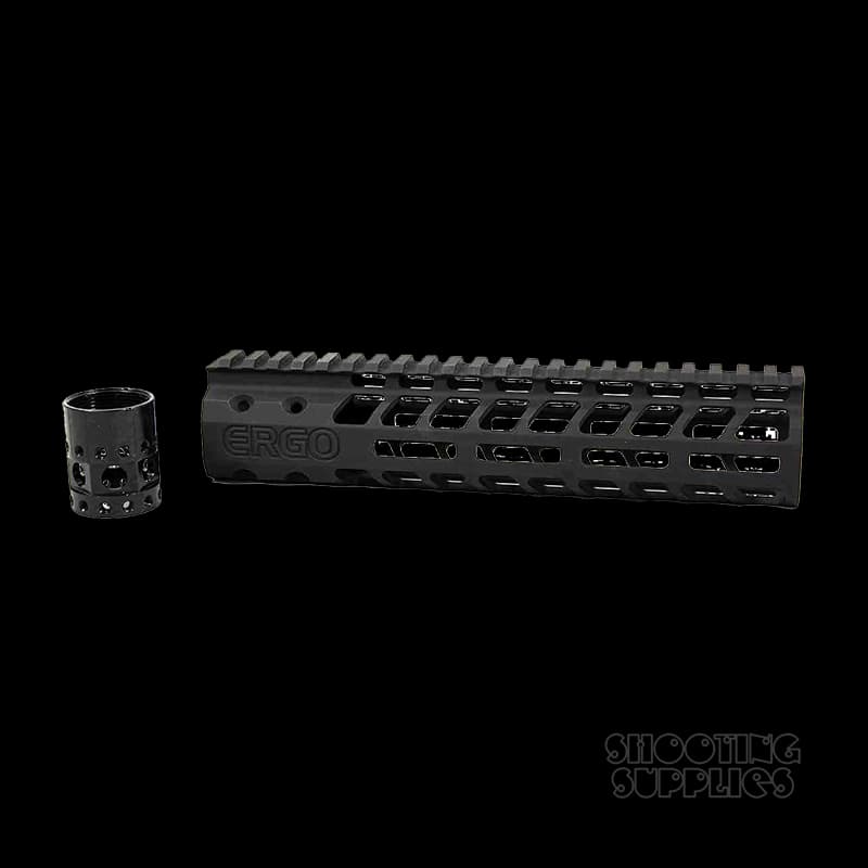 Ergo Superlite Modular Free Float Rail System M-Lok 9 Inch - Black - Image 1