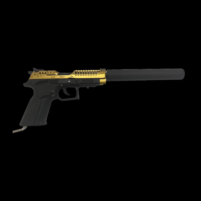 Grand Power K22  X-Trim 22LR Long Barrel Pistol Gold - Image 2
