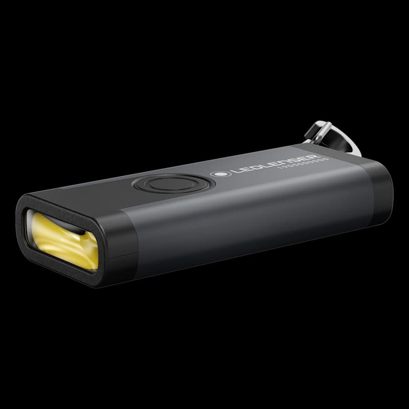 Ledlenser K4R Rechargeable Keyring Torch - Grey - Image 1