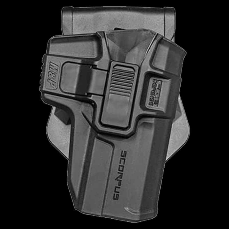 FAB Defense Scorpus Glock 17 Paddle Holster Black (level 2 retention) - Image 1
