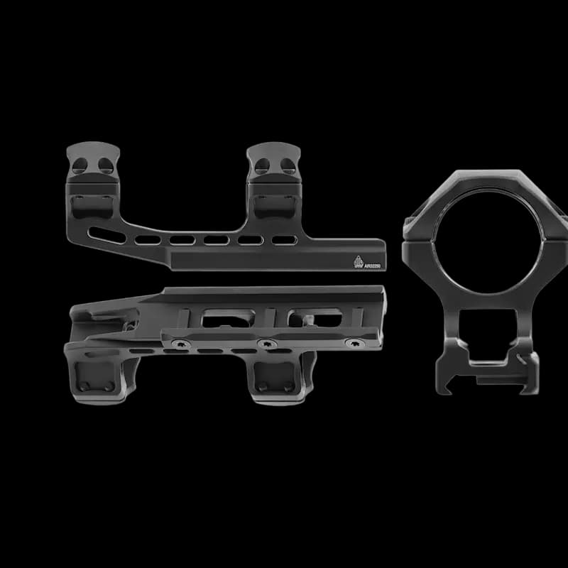 UTG Accu-Sync 30mm Cantilever Mount  High 50mm Offset Black - Image 3