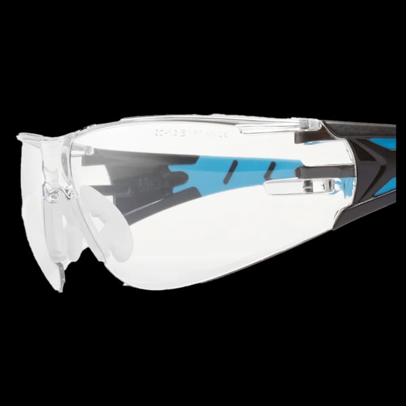 Riley Stream Blue Shooting Glasses Clear Lens - Image 1