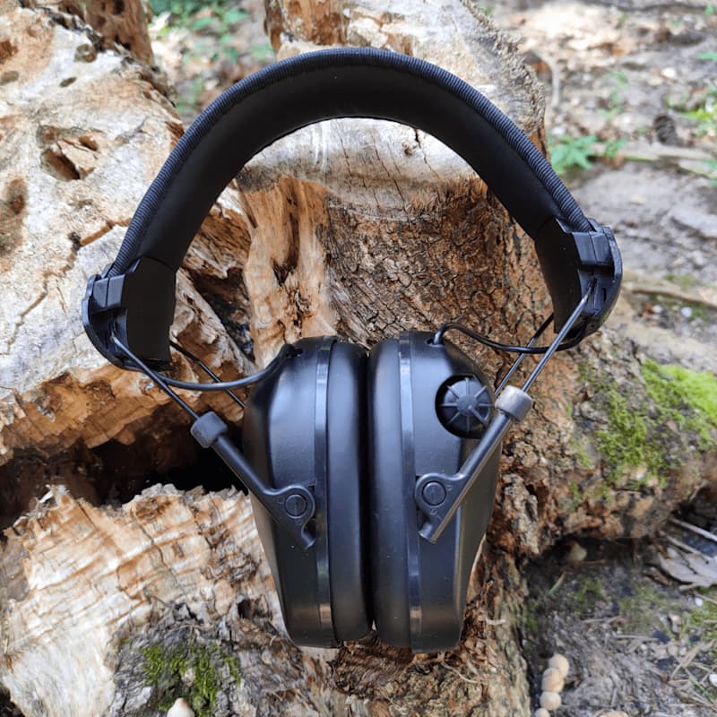 NUM'AXES Electronic Hearing Protection Black - Image 2