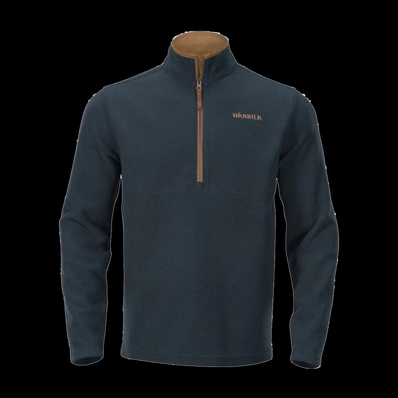 Sandhem Fleece Pullover Dark Navy Melange S - Image 1