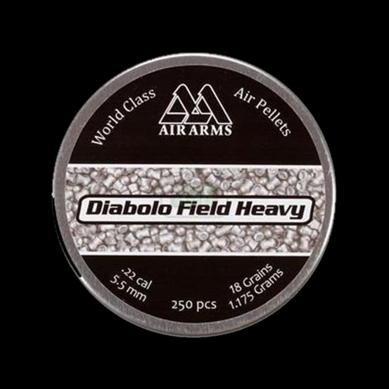 Air Arms Diabolo Field Heavy Pellets .22 250 pcs 18gr - Image 1