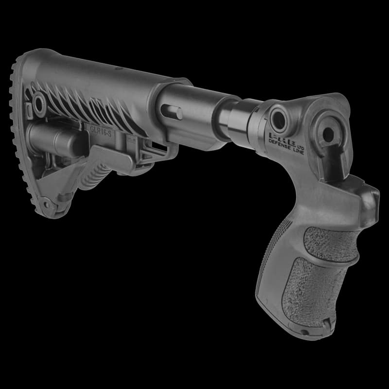 FAB Defense Mossberg 500 M4 Buttstock With Shock Absorber Black - Image 2