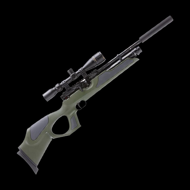 Weihrauch HW100KT .177 Green Synthetic Air Rifle - Image 1