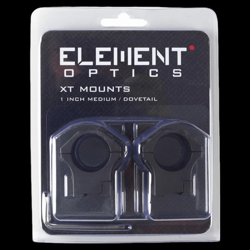 Element Optics XT Scope Mounts 1" Low - Image 3