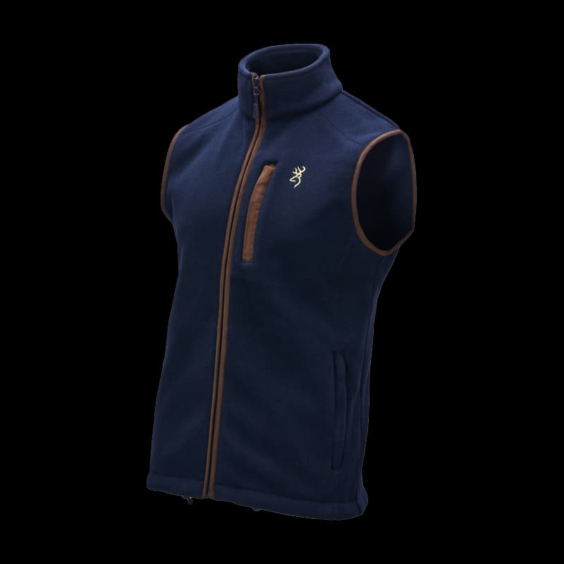 Browning Summit Vest Fleece Blue  M - Image 1