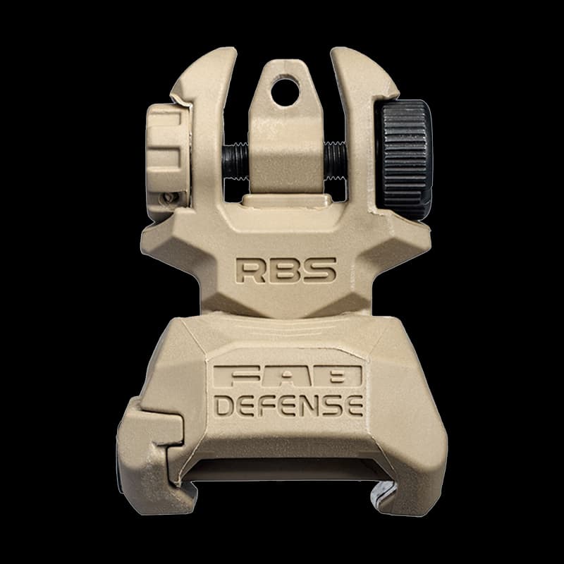 FAB Defense Rear Backup Sight Tan - Image 1