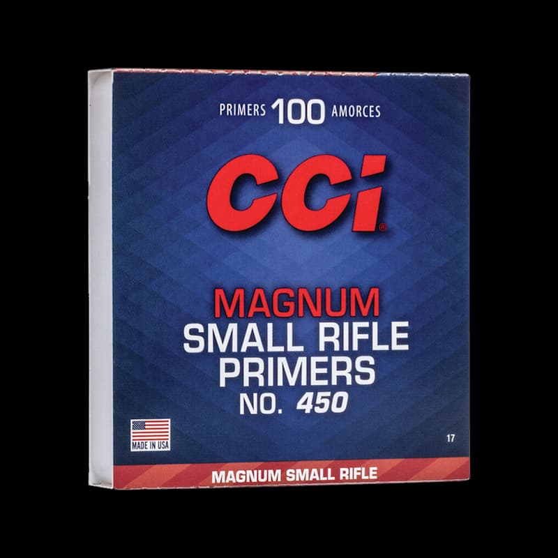 CCI 450 Magnum Small Rifle Primer (100 Pack) - Image 1