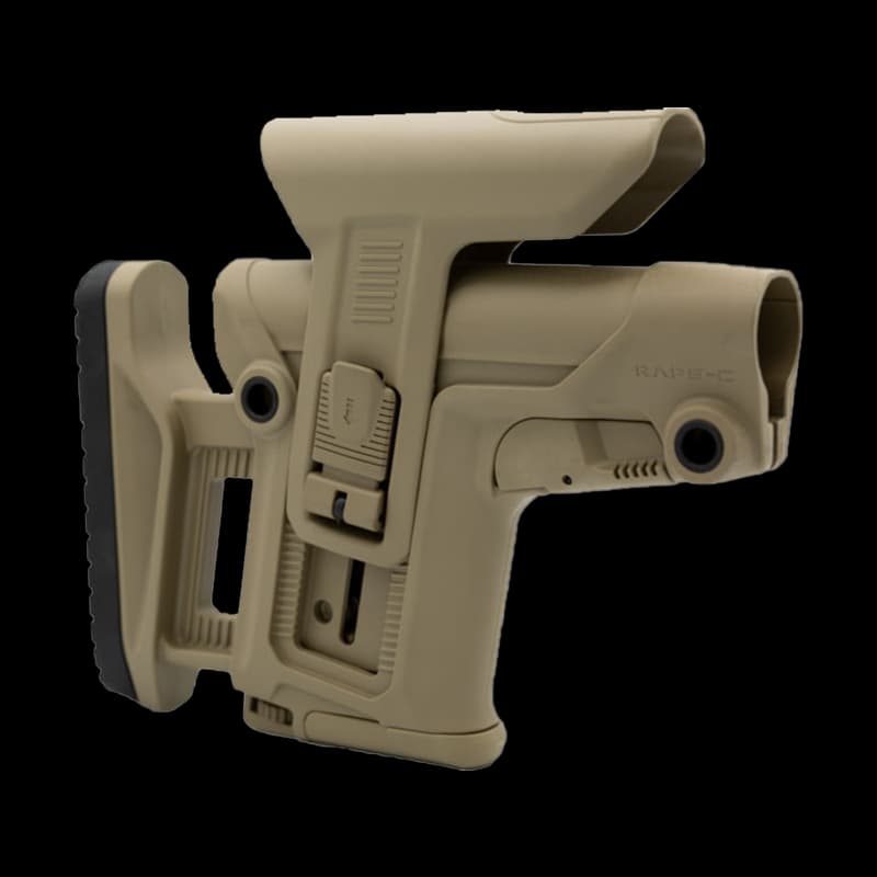 FAB Defense Collapsible Rapid Adjustment Stock Tan - Image 1
