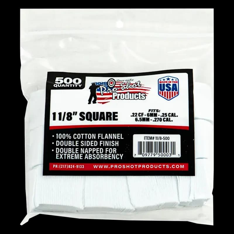 Pro-Shot Patch 22-270  1 1/8" Square (500) - Image 1