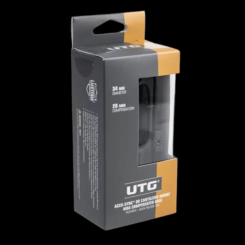 UTG Accu-Sync QR High Offset Mount (70mm)  20 MOA 34mm - Image 6