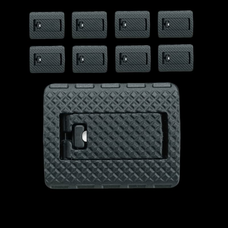 FAB Defense Locking Rail Cover (Pack of 9) for M-lok Wide Green - Image 2