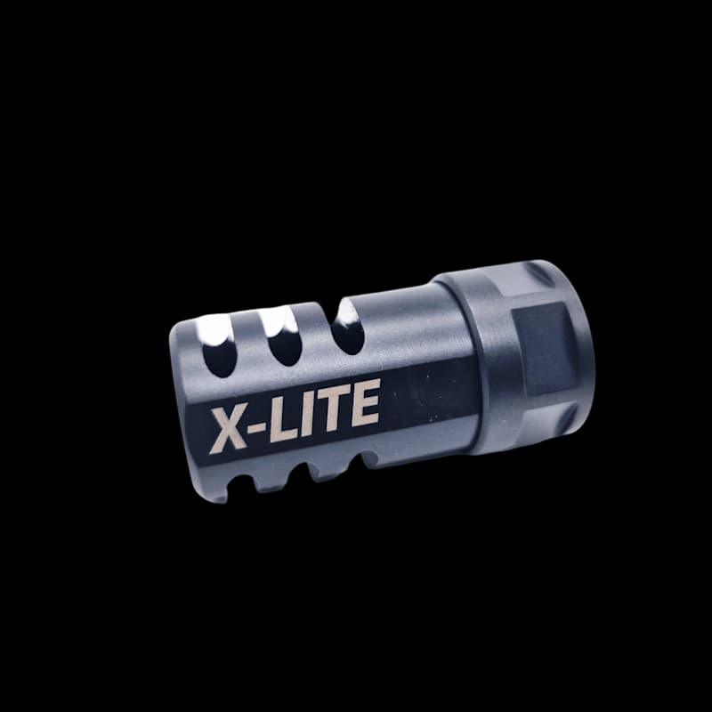 Black Rifle X-Lite Self-Timing Muzzle Brake - Black - Image 1