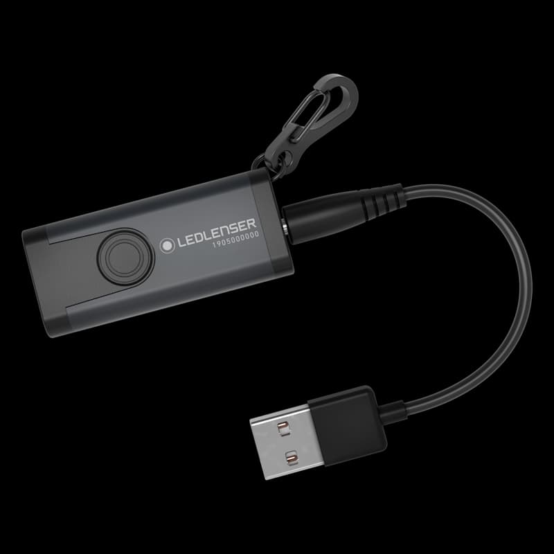 Ledlenser K4R Rechargeable Keyring Torch - Grey - Image 3